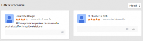 Recensioni - Google+