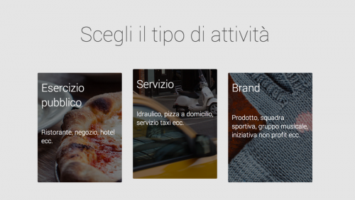 Scegli Google My Business