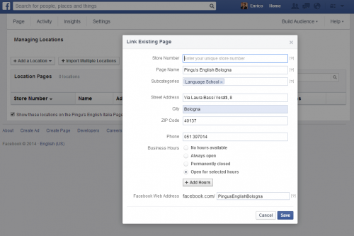 Managing Facebook