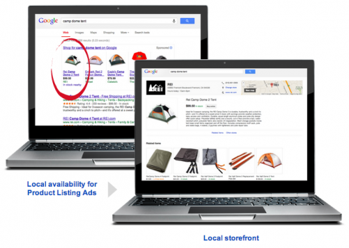 Google local shopping