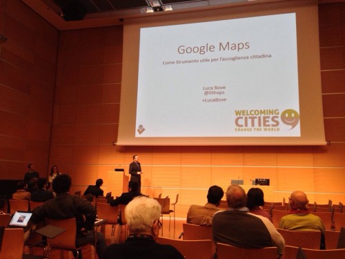 Luca Bove al Welcoming Cities