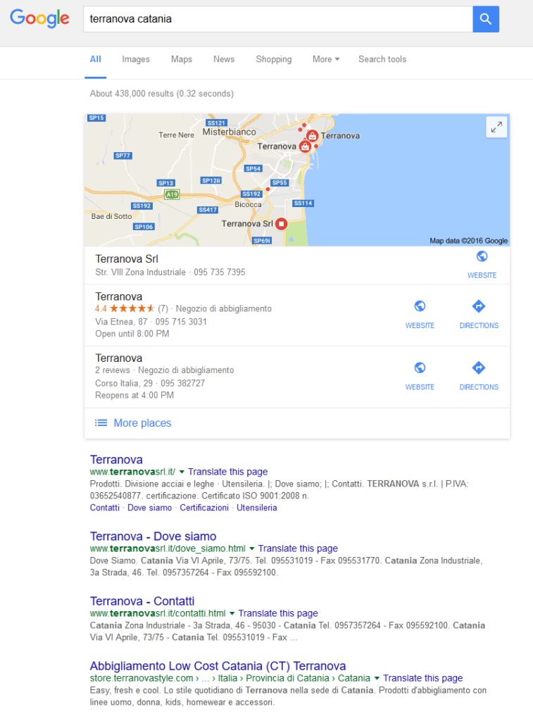 3-local pack Google My business